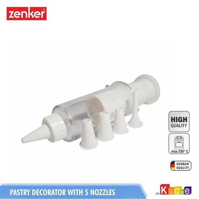 

TERPERCAYA Zenker Pastry Decorator with 5 Nozzles Kode 1214