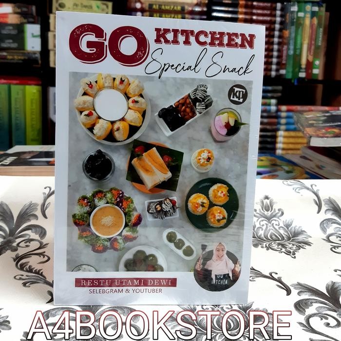 

TERPERCAYA Buku Go kitchen special snack,restu utami dewi Bonus bodybag , Kode 908