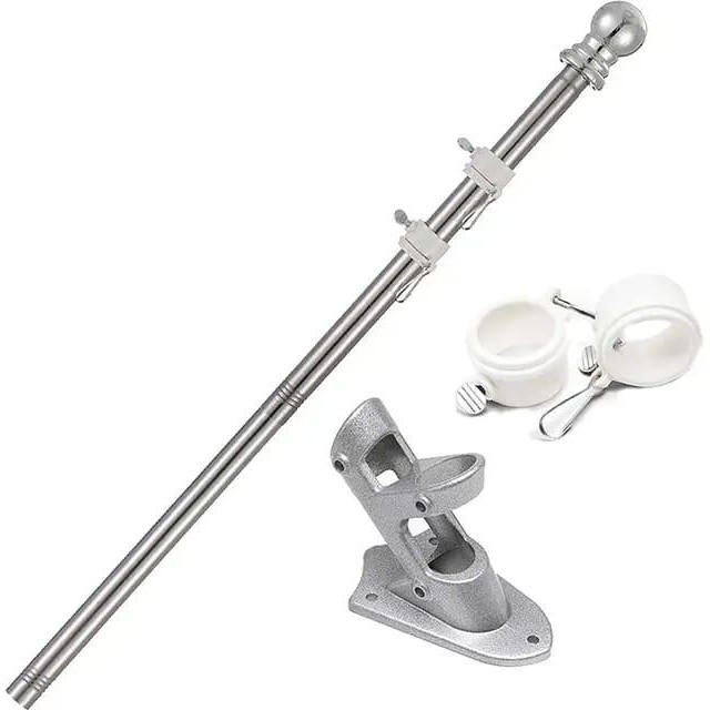 

Terlaris Tiang Bendera Stainless Stell Ukuran 1,8 Meter + bracket Dudukan Tiang Bendera SALE