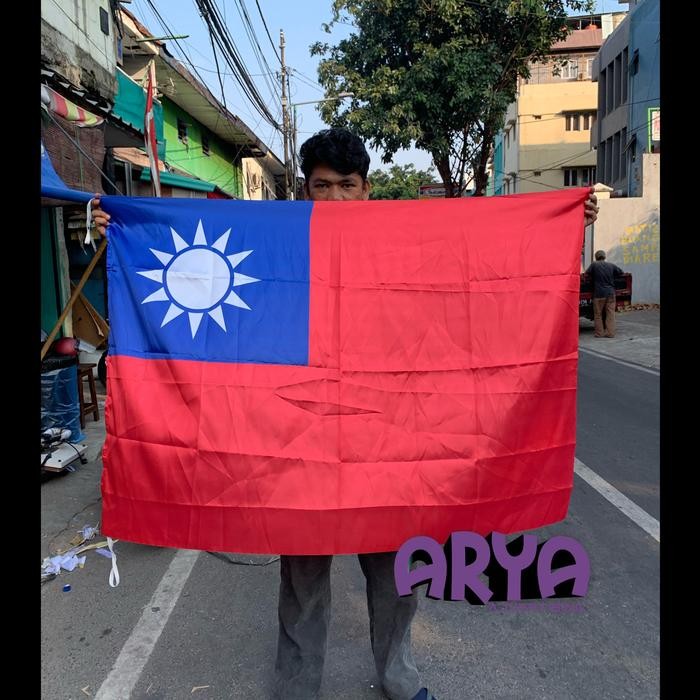 

Terlaris Bendera negara TAIWAN bahan satin 90x135cm SALE