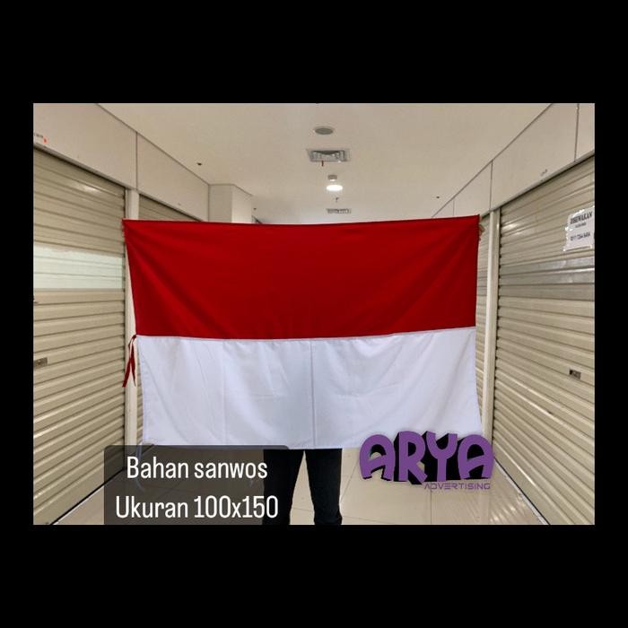 

Terlaris Bendera merah putih bahan sanwos ukuran 100x150cm (PREMIUM) SALE