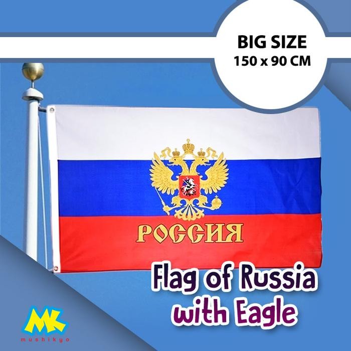 

Terlaris Bendera Rusia Elang / Russian Eagle Flag SALE