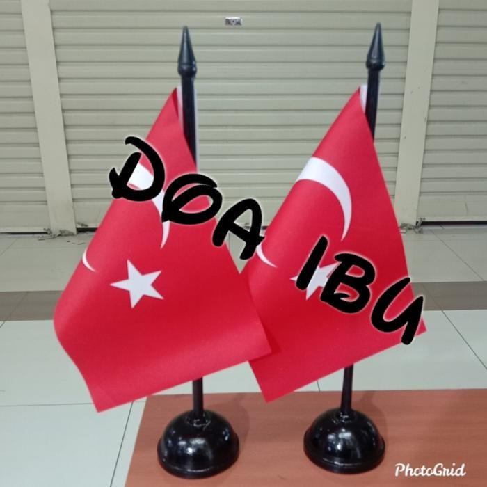 

Terlaris tiang kayu meja+bendera TURKY SALE