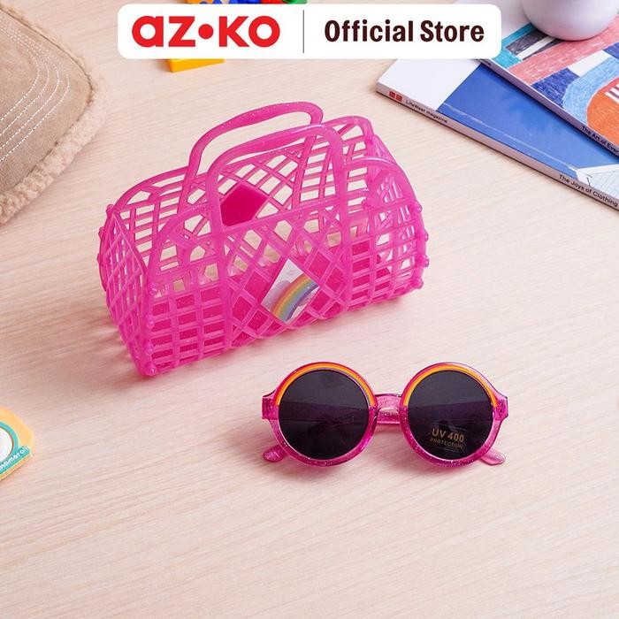 AZKO Ataru Kacamata Sunglasess Anak Rainbow - Pink Kacamata Hitam Kids Kid Sunnies Eyewear Aksesoris