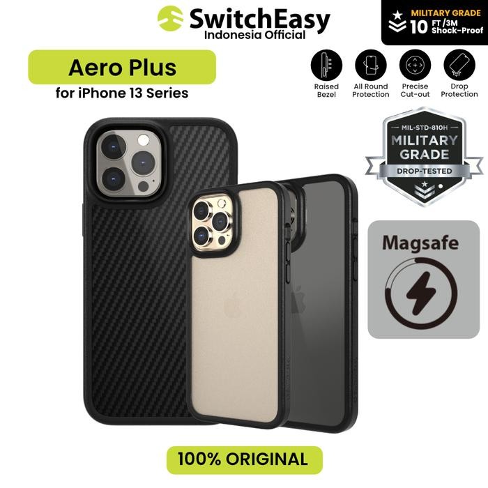 Case Iphone 13 Pro Max / 13 Pro Switcheasy Aero+ Slim Magsafe Casing Cover Protection