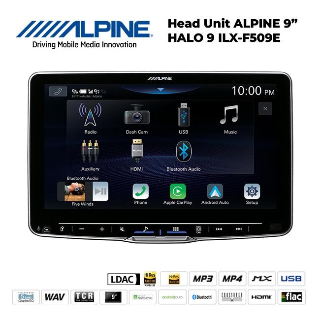 Terbaru Head Unit Alpine Ilx F509E Halo9 Ilx F 509E Best Seller