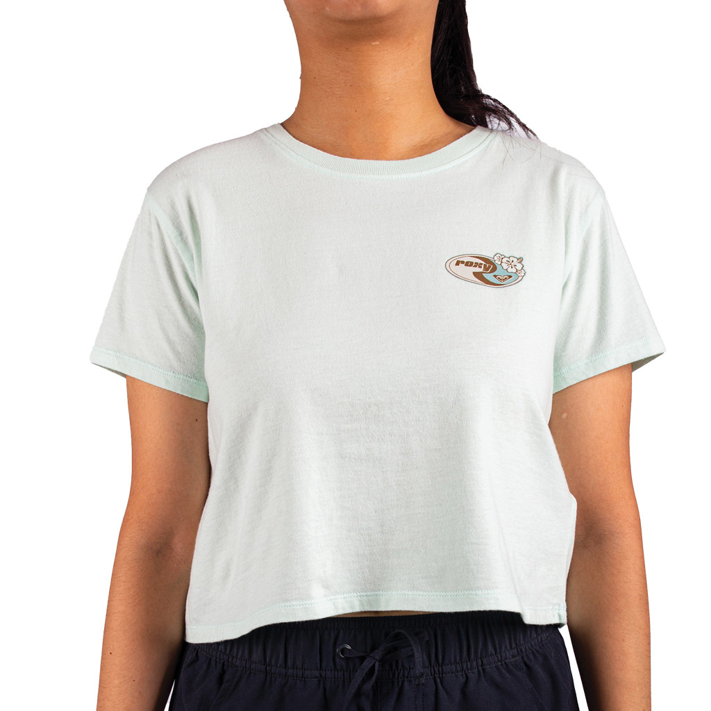 Roxy Womens People Speak Honeydew T-Shirt