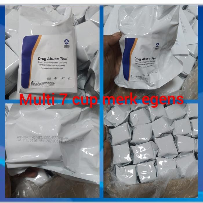 DRUGS MULTI 7 PARAMETER CUP MERK EGENS SATUAN