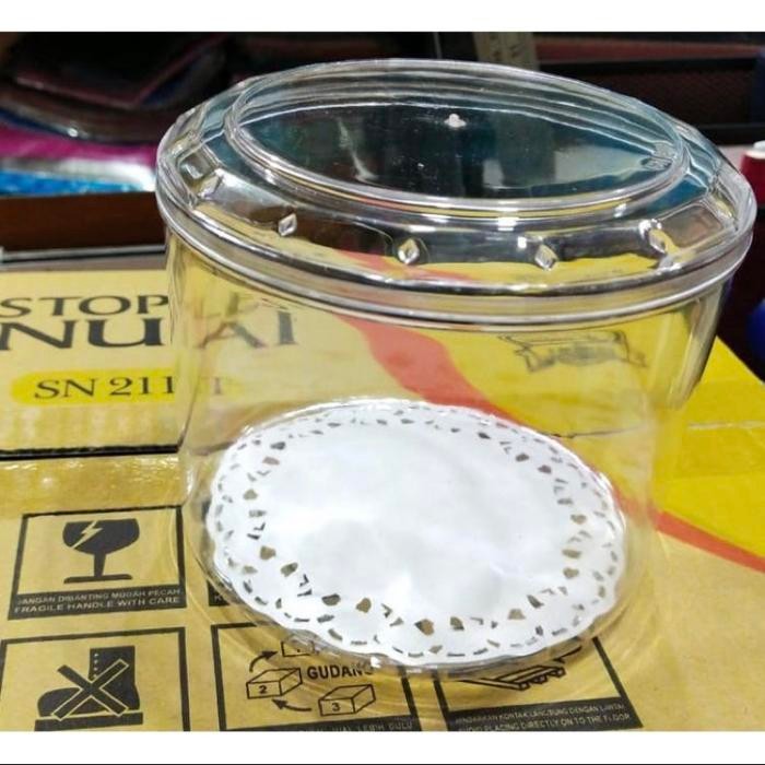 Beragam Toples Kue Kering Bulat Tinggi Nuai Sn 211.T ( 500 Gr ) Toples Nastar Dlc311