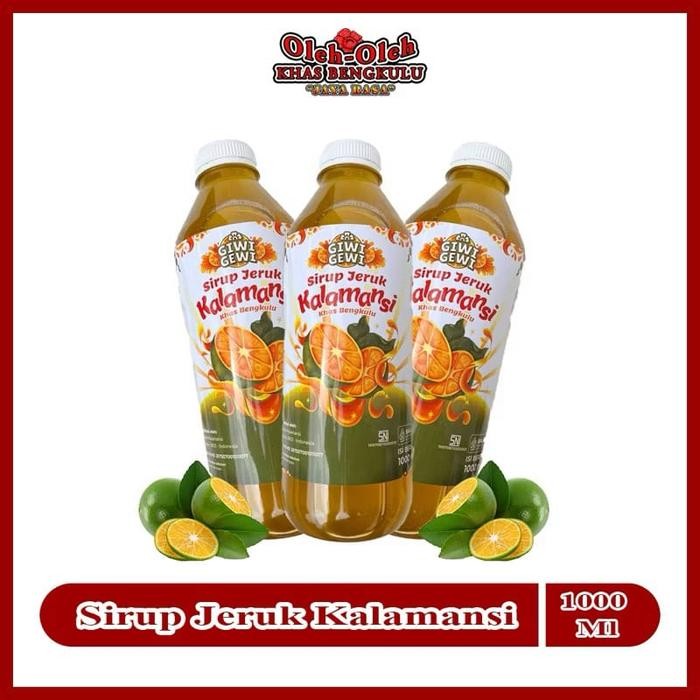 

ORIGINAL 1 ml SIRUP JERUK KALAMANSI ASLI BENGKULU / SIRUP JERUK KUNCI / SIRUP LEMON CUI / SIRUP