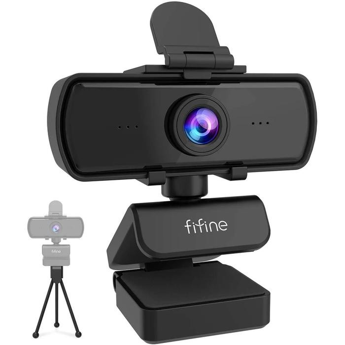 Fifine K420 2K Computer Webcam Including Tripod Stand With For Obs Streang, Zoom Meeting On