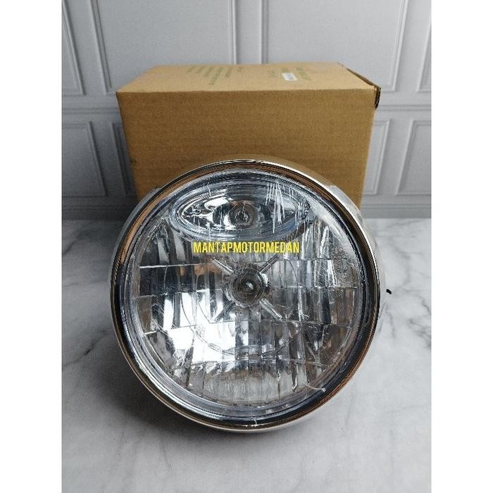 Headlamp Reflektor Lampu Depan Bulat Yamaha Scorpio Z 5BP Hiqh Quality