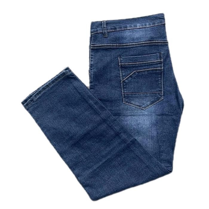 

Celana Jeans Pria / Standart Reguler / Tidak Pensil /Navy Panjang Biru Fit Slimfit Hitam