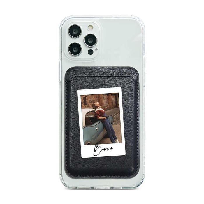 

NEW! POCKET WALLET CARD HOLDER MAGNETIC CASSION CUSTOM POLAROID POCKET