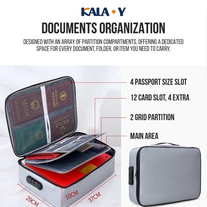 

NEW! TAS PENYIMPAN DOKUMEN TAHAN API DAN AIR TEMPAT BERKAS MAP - TK005