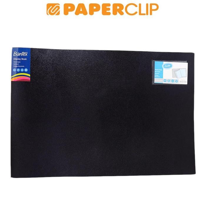 

NEW! DISPLAY BOOKS / CLEAR HOLDER BANTEX 3164 A3 20 10 BLACK