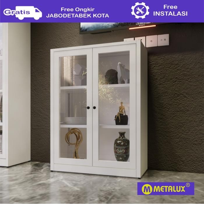 

NEW! METALUX IWAKI - LEMARI PAJANGAN BESI STEEL RACK DISPLAY