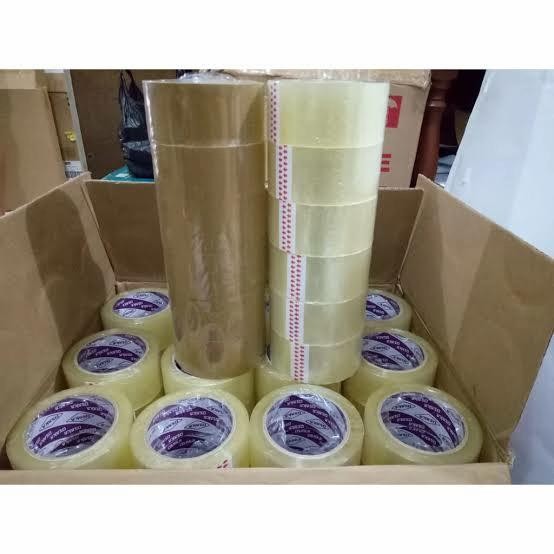 

lakban bening coklat 2 inch x100 yard (1 dus) isi72