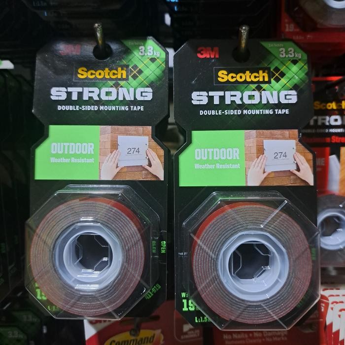 

Double tape outdoor 3M scotch super kuat permanent mounting tape