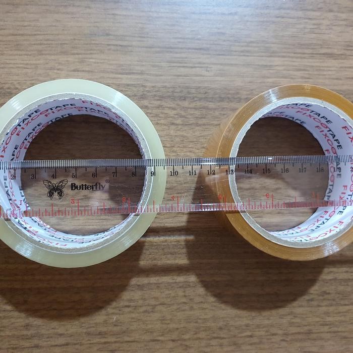 

LAKBAN SUPER MURAH PROMO,, 45mm x 50 Y BENING / COKLAT, (DUS)