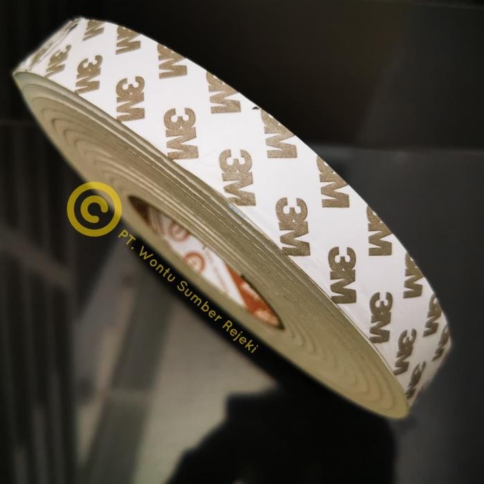 

Single Tape Foam Putih merk 3M , uk. 24mm x 5 Meter, Tebal 5mm