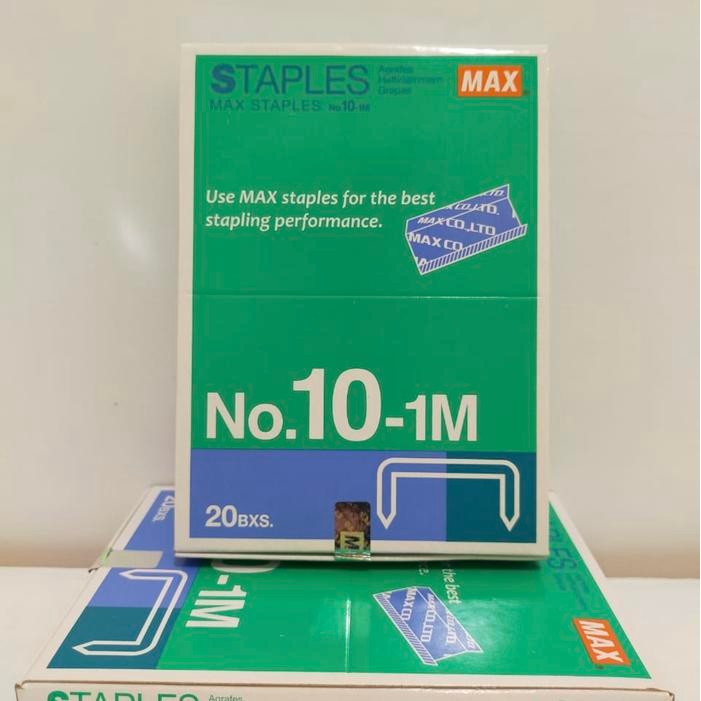 

Isi Steples Max 10 ( isi 20 kotak)