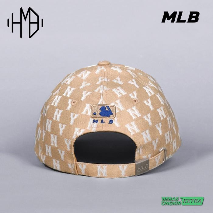 Grosir Mlb Korea Ny Yankees Monogram Classic Cap Brown