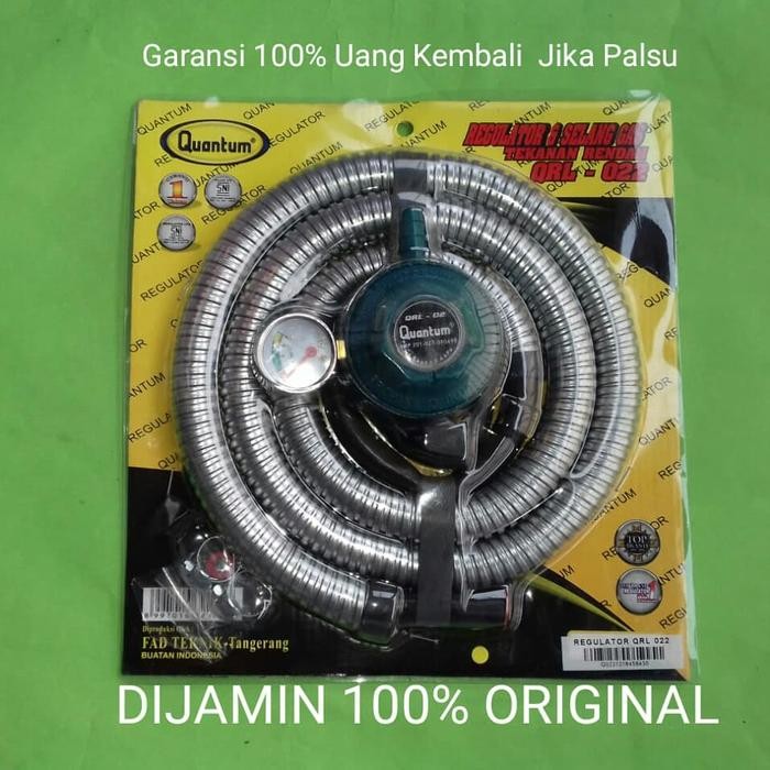 Selang Regulator Amper Meter Spare Part Kompor Gas Elpiji Merk Quantum
