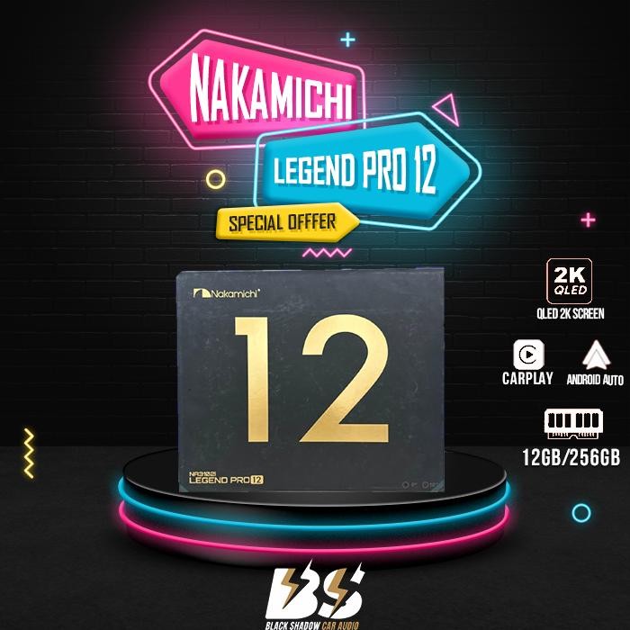 Ready Headunit Head Unit Android Nakamichi Legend Pro 12 Na3102I Ram 12/256 Gb Android 13 9 Inch &