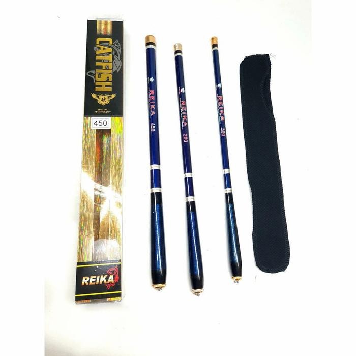 JORAN TEGEK CARBON RUAS PENDEK CATFISH REIKA 300 CM MURAH RUAS 40 CM