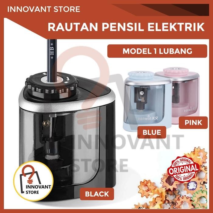 

Rautan Serutan Orotan Pensil Otomatis Elektrik Pencil Sharpener Tenwin best seller