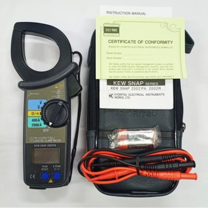 Paling Berkualitas Tang Ampere Kyoritsu 2002Pa Clamp Meter Kyoritsu Digital Clamp Meter
