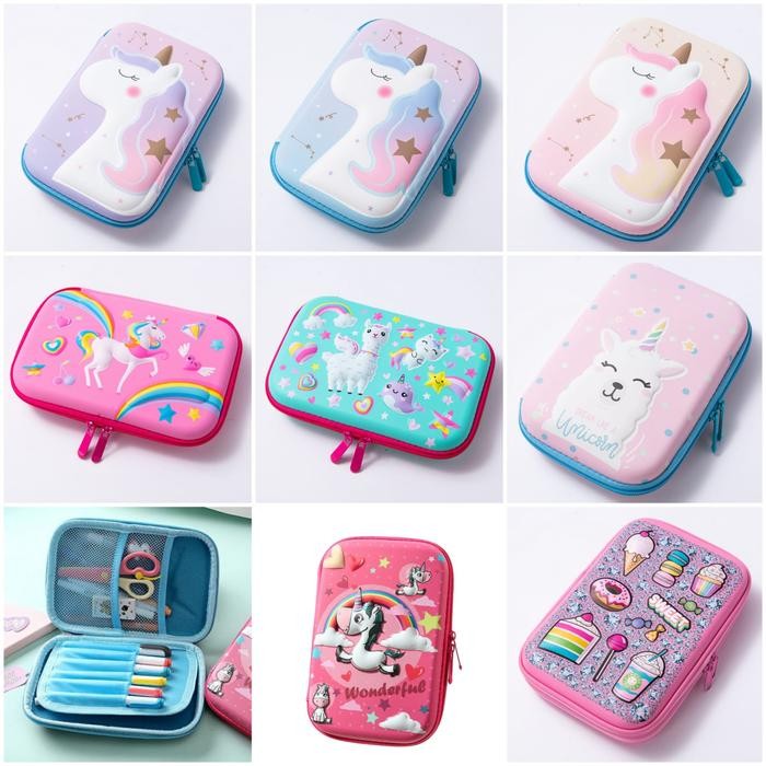 

Kotak Pensil Anak Tempat pensil 3D Timbul Lookalike Hardcase import