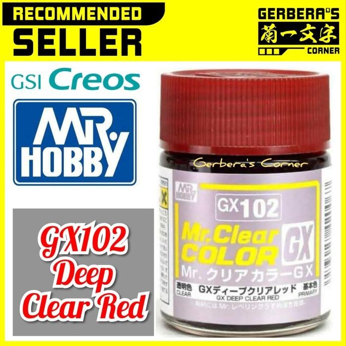 

Mr Color GX102 Deep Clear Red - Mr. Hobby - Lacquer Paint