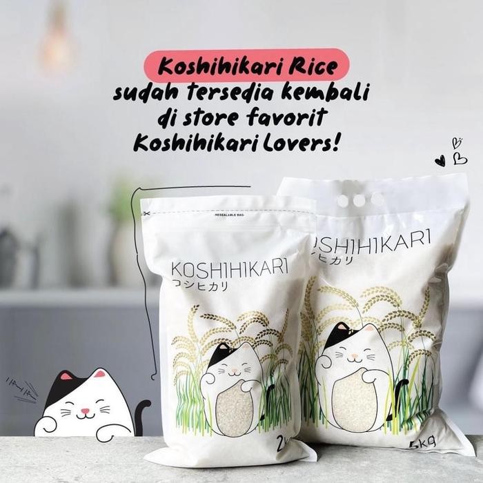 

Termurah Koshihikari Rice 2kg - Beras Jepang Mpasi - Beras Mpasi -