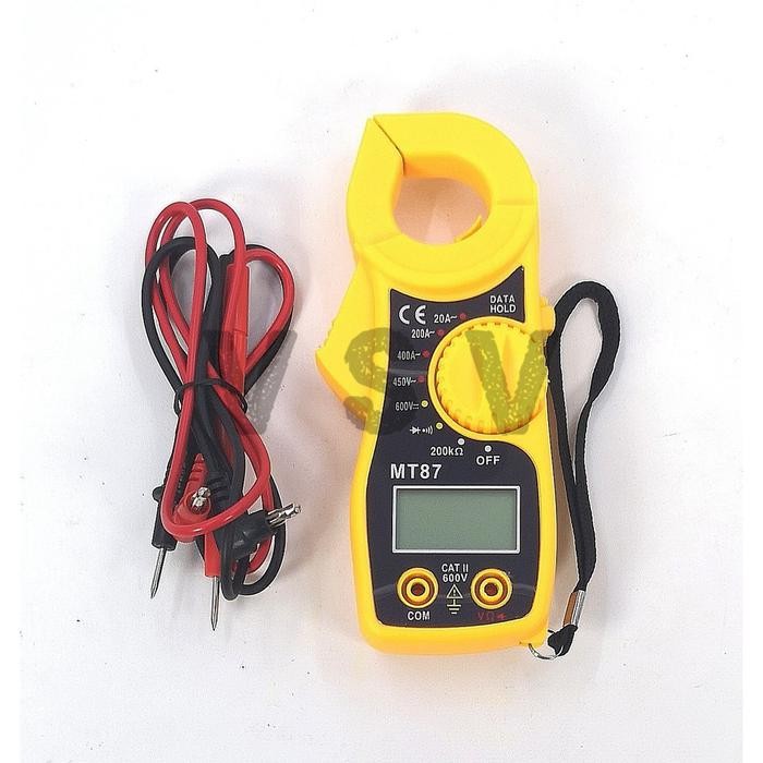 Stok Terbatas Digital Clamp Meter Mini Tang Ampere Mini Ac Tang Amper Mt87