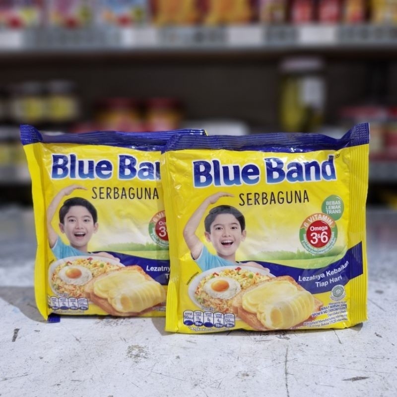 

Blueband Margarin Serbaguna Sachet 200 gram / blueband / blue band / sase / mentega / margarin krim / 200 gram / Blue Band Ekonomis Sachet / Margarin untuk Kue dan Goreng