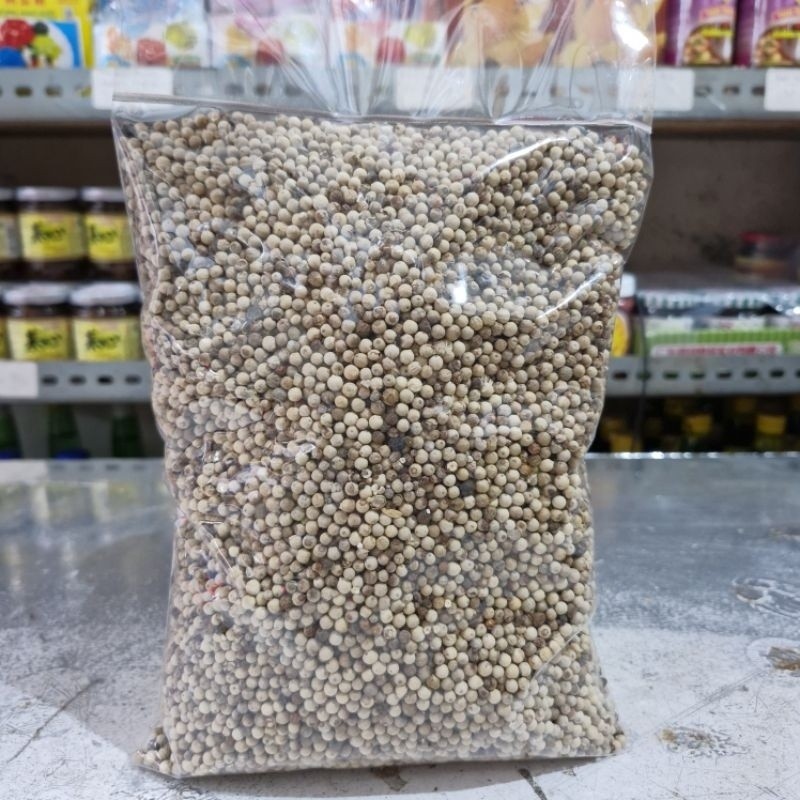 

Merica 1 Kg | Lada (belum halus) Asli, Tidak campur / Lada Putih Bulat 1kg / Lada Murni Tanpa Campuran / Merica Kering Mentah 1 KG