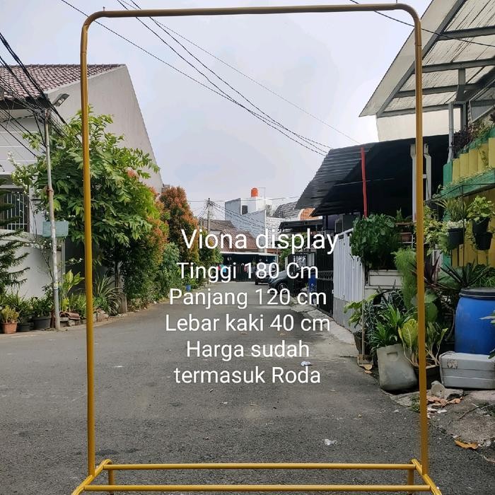 EKEA/GAWANG EKEA/GANTUNGAN BAJU/GAWANG DISPLAY/RODA Besi