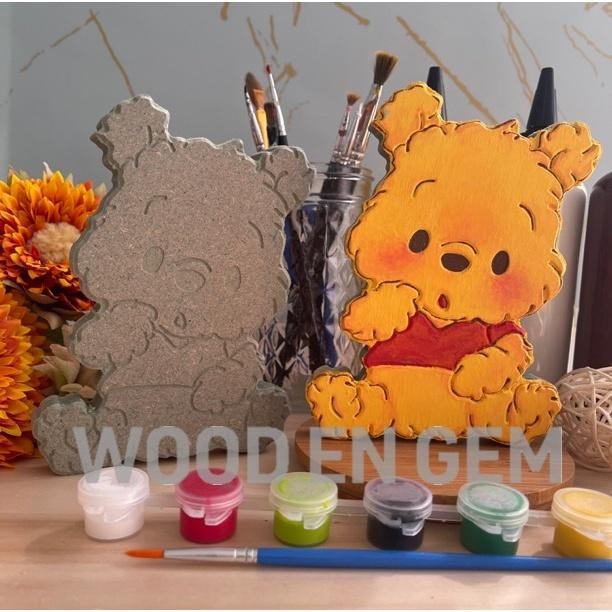 

DIY Wood Character Painting Mewarnai Melukis Mainan Edukatif Anak Hampers Souvenir Kayu Karakter