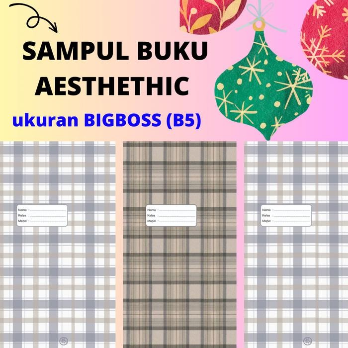 

SAMPUL BUKU AESTHETHIC KOREA 2 in 1 Bisa SIDU dan BigBoss