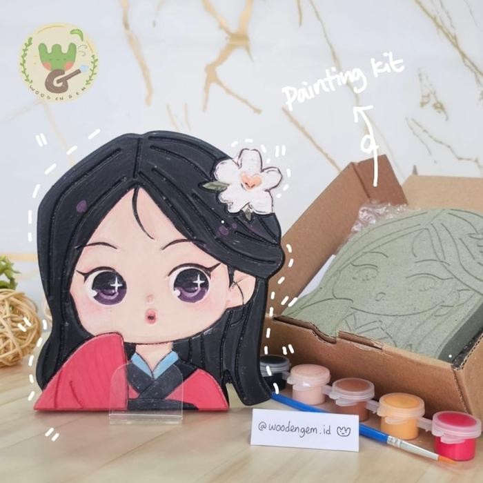 

DIY Wood Character Painting Mewarnai Melukis Mainan Edukatif Anak Hampers Souvenir Kayu Karakter