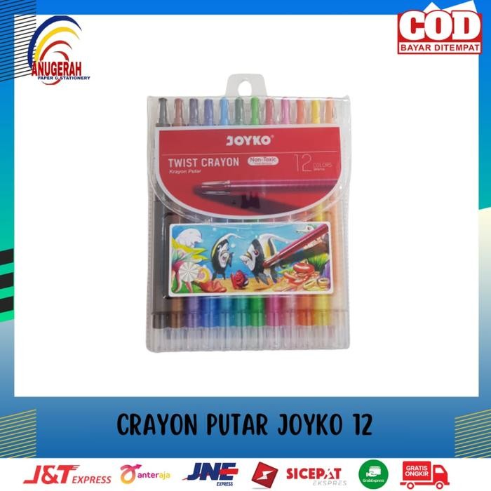 

Joyko TWCR-12S Crayon Putar (Pcs)