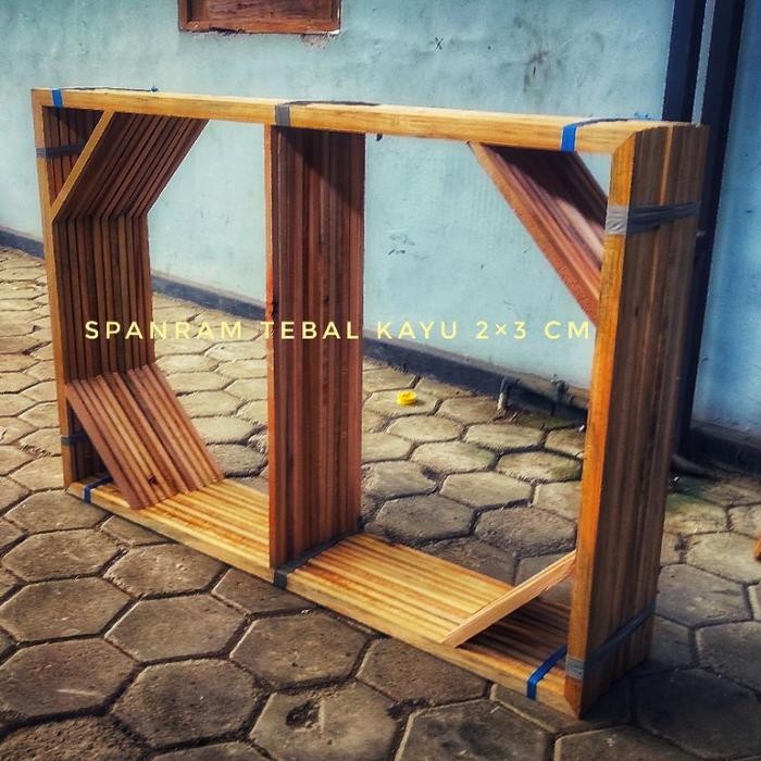 

Spanram Kayu Damar Terbaik Ukuran 70100 Plus Siku Tebal Kayu 23 Cm