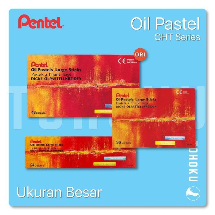 

Pentel - GHT Oil Pastel Premium (Pastel Besar)