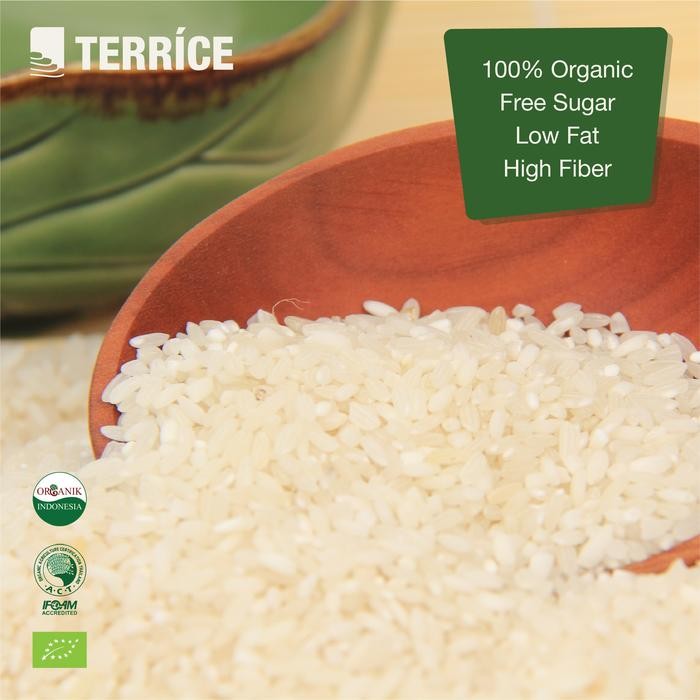 

Glx TERRICE 100% Organic White Rice Low Sugar Low Fat High Fibre 1Kg