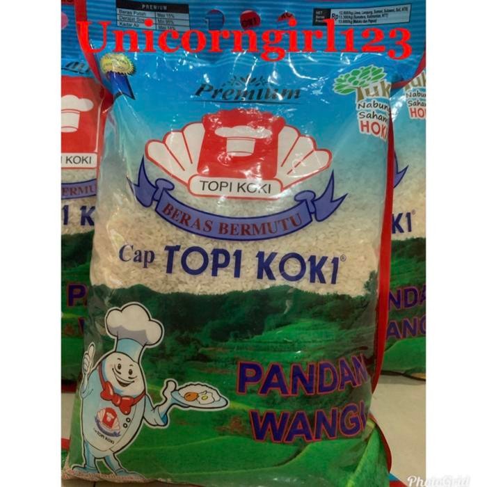 

Glx Beras Topi Koki Harum Pandan Wangi 5 kg...Readystock