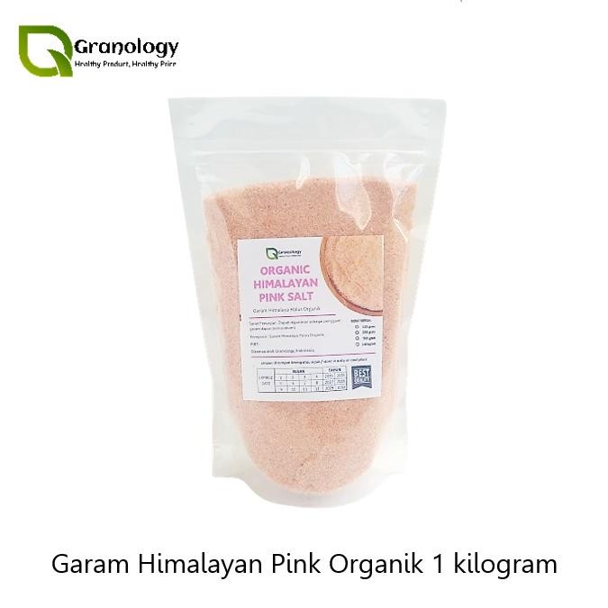 

FyZ Organic Himalayan Pink Salt / Garam Himalaya (1 kilogram) by Granology