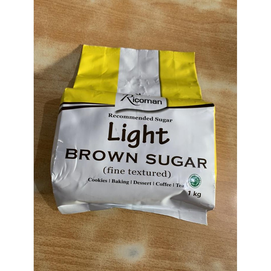 

FyZ Light Brown sugar 1 kg Ricoman / gula merah tebu
