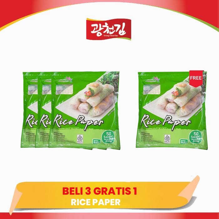 

[BELI 3 GRATIS 1] Rice Paper 500GR/ Kulit Lumpia Vietnam BANH TRANG